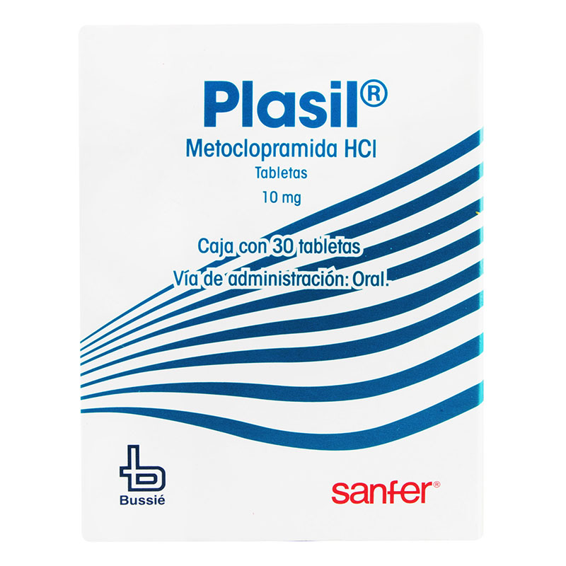 PLASIL 10mg 30 Tabletas Drogas Exito