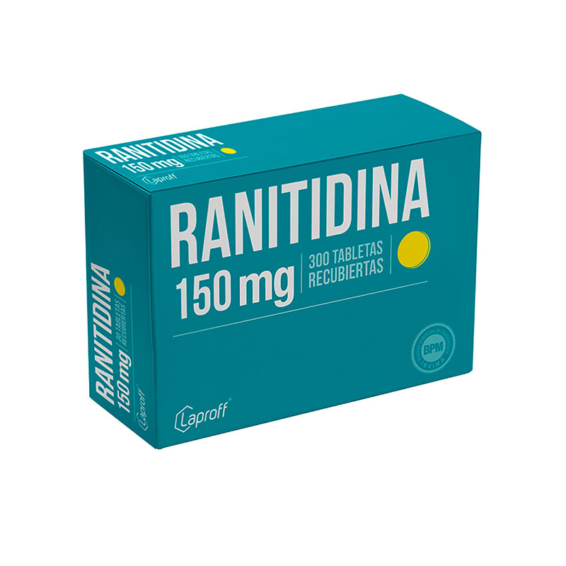 RANITIDINA 150mg LP 300 Tabletas Drogas Exito