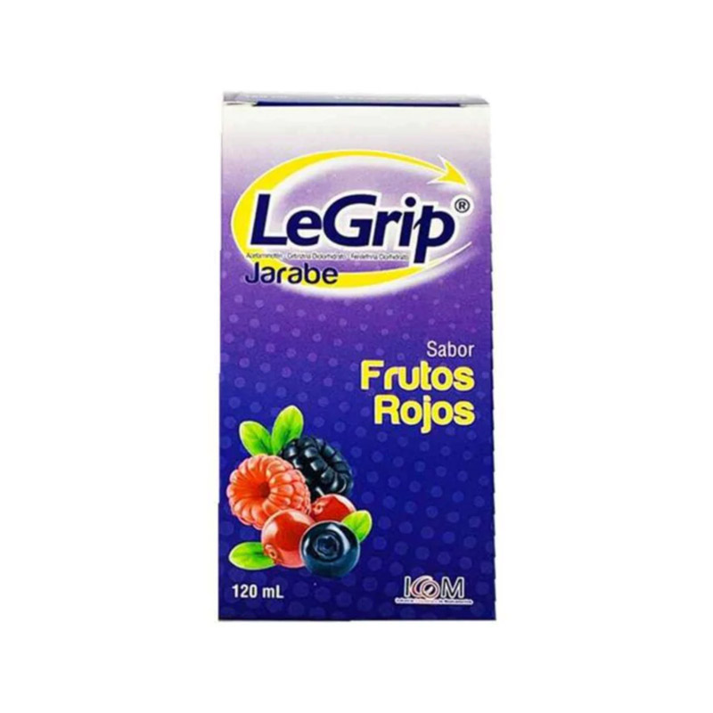 LEGRIP Jarabe Frutos Rojos 120mL Drogas Exito