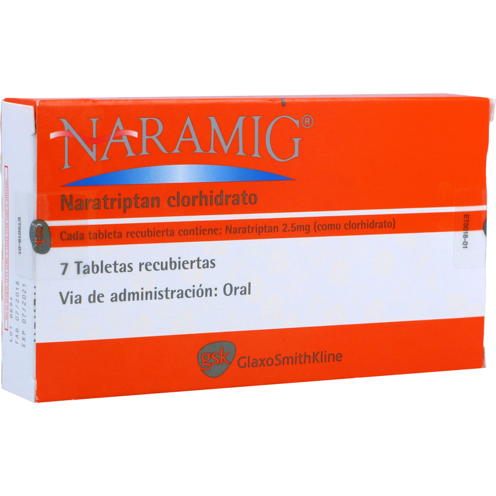 Naramig Mg Tabletas Drogas Exito