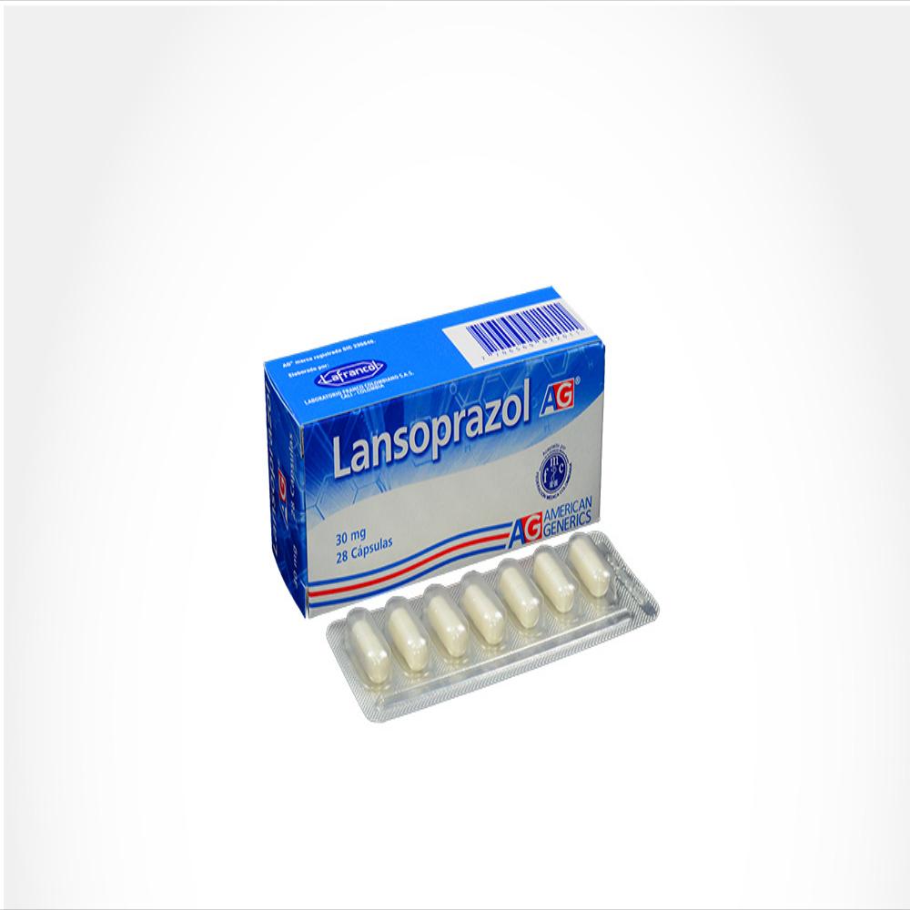 LANSOPRAZOL 30mg AG 28 CAP Drogas Exito