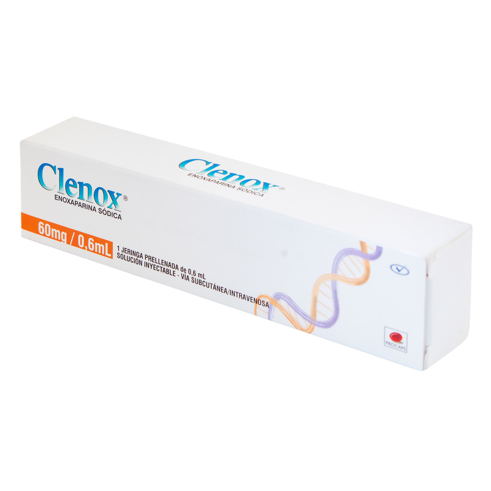 CLENOX 60mg 1 Jeringa Prellenada Drogas Exito