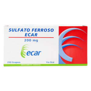 SULFATO FERROSO 200 MG EC 250 TAB