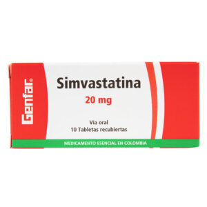 Simvastatina 20Mg Gf 10 Tabletas
