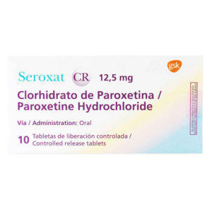 Seroxat Crema 12.5Mg 10 Tabletas