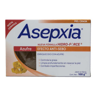 Jabón Asepxia Azufre 100Gr