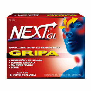 NEXT Gel Gripa 8 Capsulas Blandas