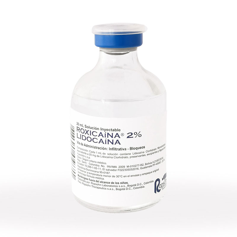 Roxicaina 2% Simple 20Ml