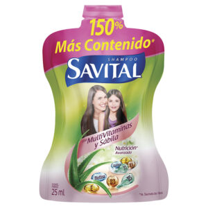 Shampoo SAVITAL Multivitaminas SABILA 25ML 20 sobres