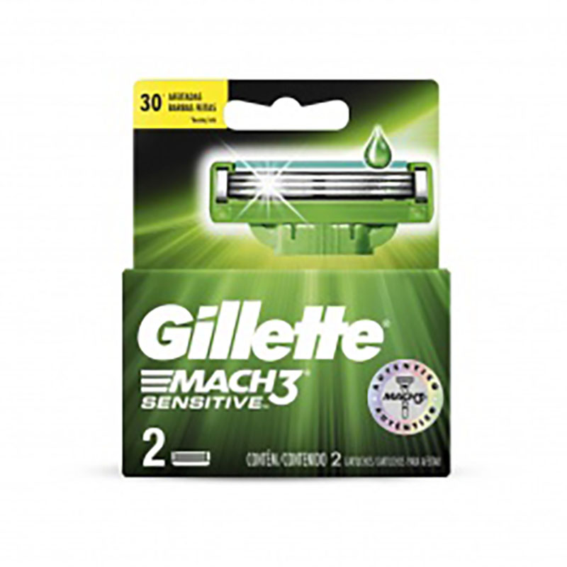 Repuesto Maq.Mach 3 Sensitive 2Uds