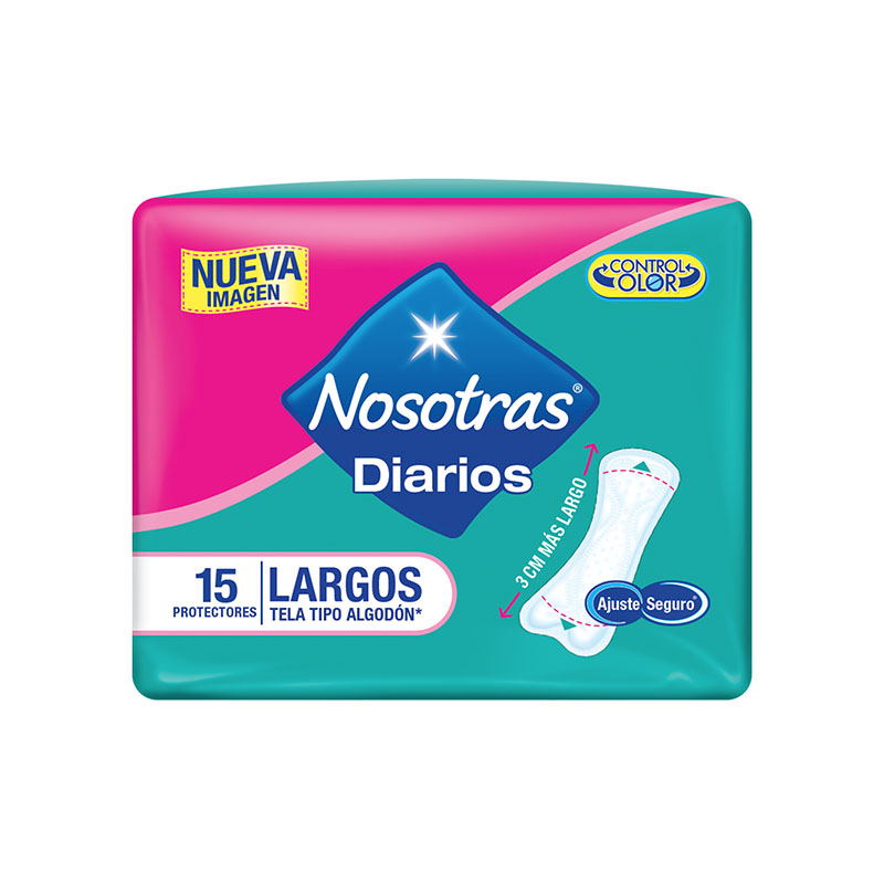 P.NOSOTRAS DIARIOS LARGOS 15 UDS