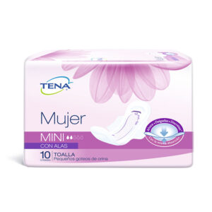 Toallas Tena Mujer Mini Alas 10Uds