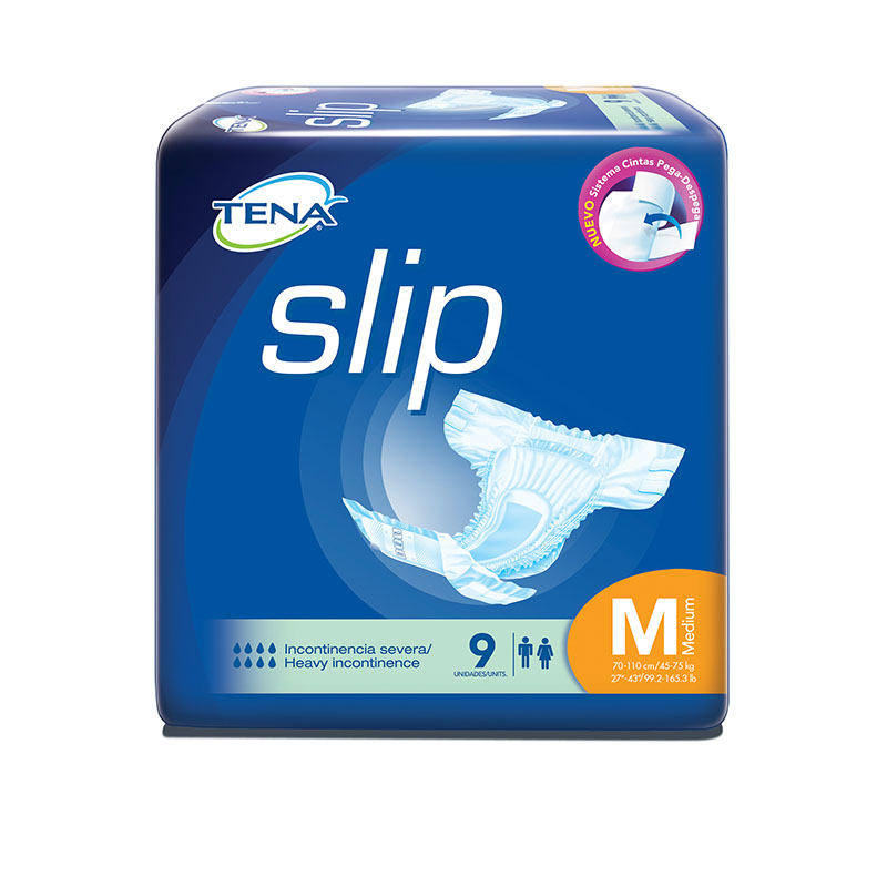 Pañales Tena Slip Talla M 9Uds