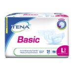 Pañales TENA BASIC L TIPO Tela 21Uds