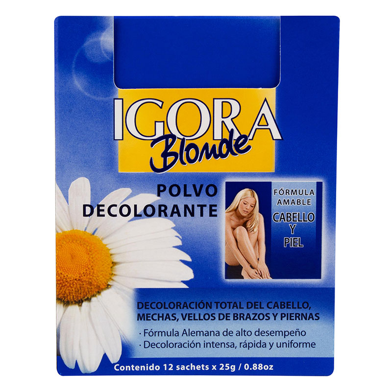 BLONDE IGORA P/DECOLOR. 12 sobres