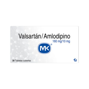 Valsartan/Amlo 160/10Mg Mk 30 Tabletas