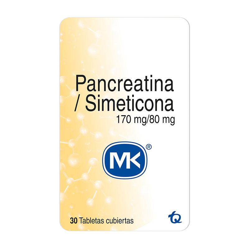 PANCREATINA SIMETICONA MK 30 TAB