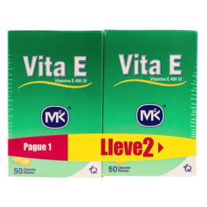 Vitamina E 400 U.I.50 CapsulasS MK PG1.LL2