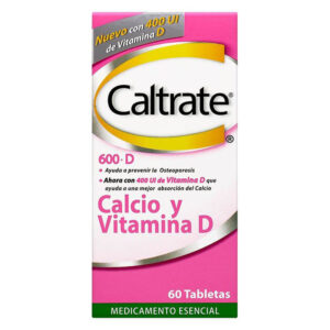 Caltrate D 600Mg 400Ui 60 Tabletas