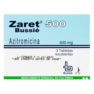 Zaret 500Mg 3 Tabletas