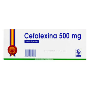 Cefalexina 500Mg Rc 250 Capsulas