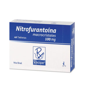 NITROFURANTOINA 100mg RC 40 Tabletas