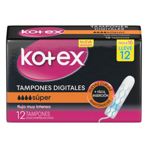 Tampones Digital Kotex Sup.Pg10Ll12