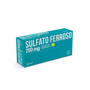 SULFATO FERROSO 200mg LP 300 Tabletas