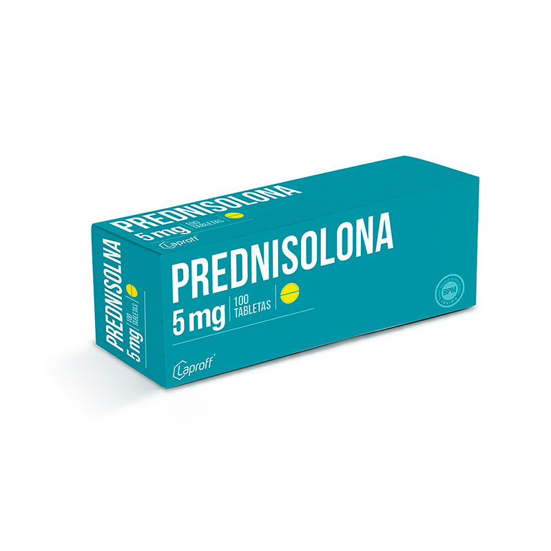 Prednisolona 5Mg Lp 100 Tabletas
