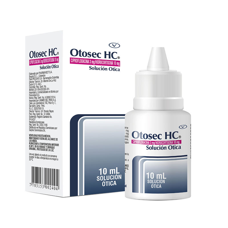 Otosec Hc 3% Gotas 10Ml