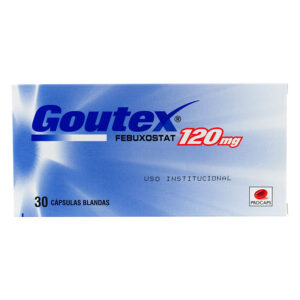 GOUTEX 120mg 30 Capsulas Blandas