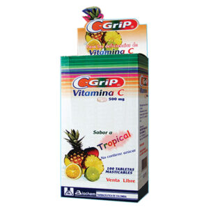 C-Grip Vit.C Tropical 100 Tabletas