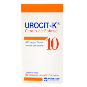 UROCIT K 10 MEQ 100 Tabletas
