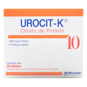 UROCIT K 10 MEQ 28 Tabletas