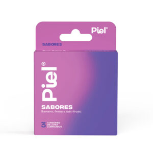 Condones PIEL SABORES 3Uds