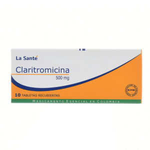 Claritromicina 500Mg Ls 10 Tabletas