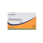 AMLODIPINO 5mg LS 10 Tabletas