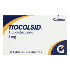Tiocolsid Forte 8 Mg 10 Tabletas