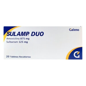 SULAMP DUO 875mg 20 Tabletas