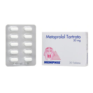 Metoprolol 50Mg Memphis 30 Tabletas