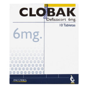 CLOBAK 6MG 10 Tabletas