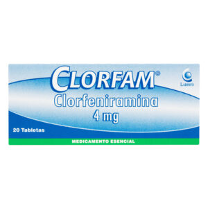 Clorfam 4 Mg Lb 20 Tabletas