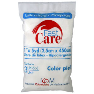 Micropore Color Piel Fast Care 1X5 3Uds Icom