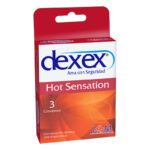 Condones DEXEX HOT SENSATION 3Uds