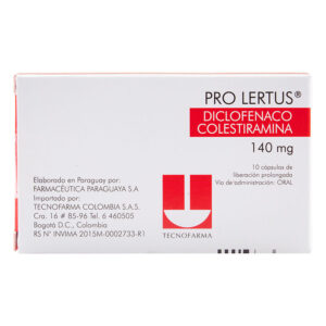 Prolertus 140Mg 10 Capsulas