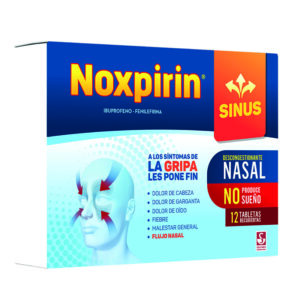Noxpirin Sinus 12 Tabletas