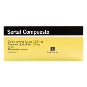 Sertal Compuesto 10Mg 10 Tabletas