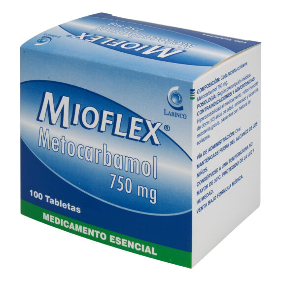MIOFLEX 750mg 100 Tabletas - Drogas Exito Tuluá - Precio en Rebaja