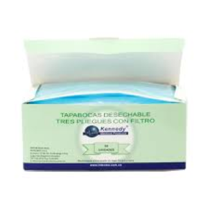 Tapabocas Termosellado KENNEDY 50Uds E.I.