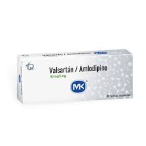 Valsartan/Amlo 80/5Mg Mk  30 Tabletas
